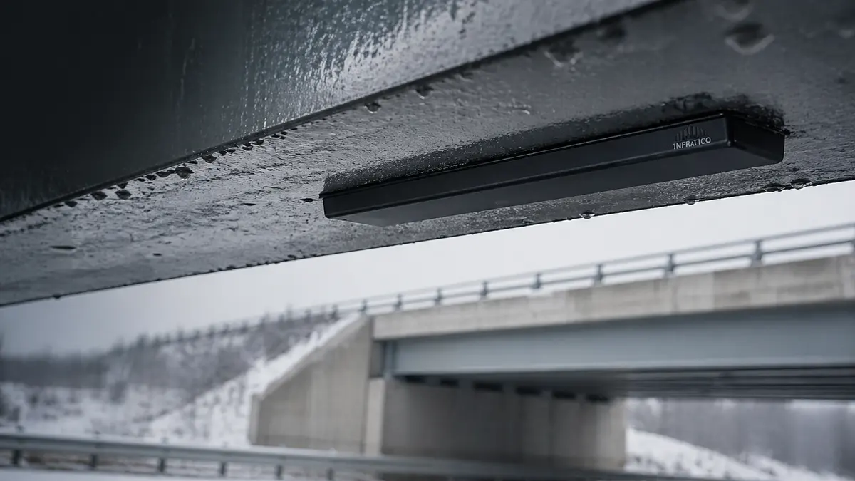 Infratico sensor installed under an overpass